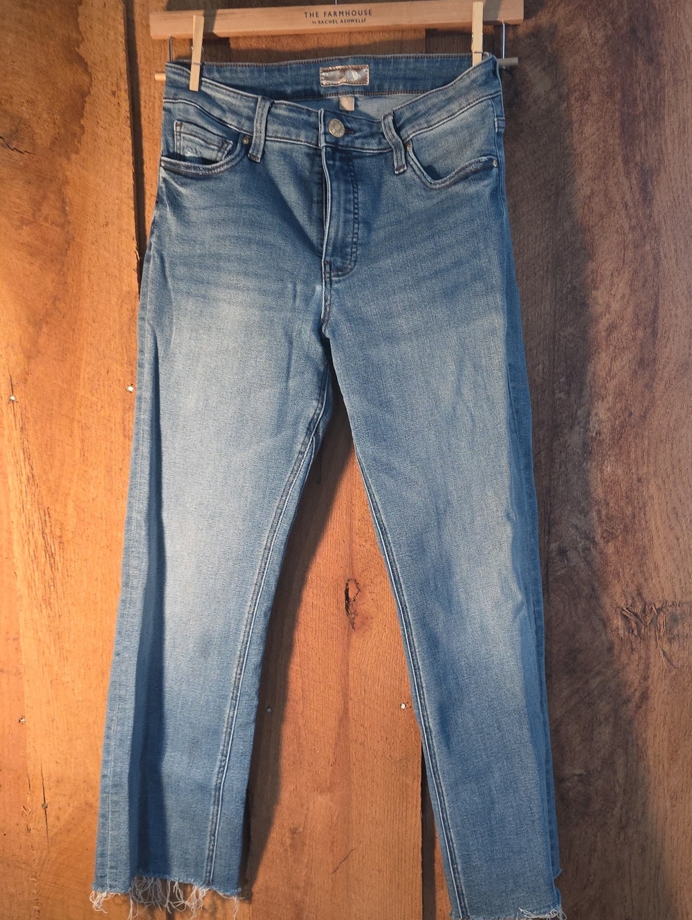 Kut from the Kloth Light Blue Cropped Straight Jeans